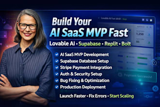 build lovable ai saas mvp ai website supabase replit, dev app bolt new v0 cursor