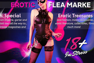 design custom graphics for nightclubs, adult party and venues