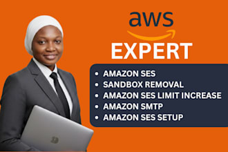 aws ses setup and amazon ses smtp domain auth and limit increase