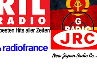 promote your song or ads organically on japan and germany, france radio station