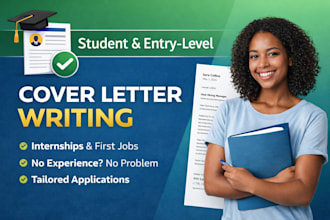 write a professional cover letter for student or entry level job