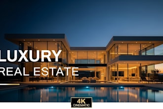 edit luxury real estate videos and cinematic property promos
