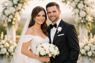 design wedding album, family photobook, photo album, photo retouching, collage