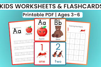 design printable worksheets for preschool