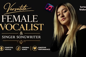 be your female pop singer rnb singer female singer and vocalist