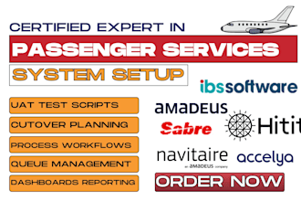 setup amadeus altea sabresonic navitaire sita horizon ibs ifly res hitit accelya