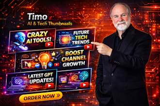 youtube thumbnail design ai thumbnails tech thumbnails