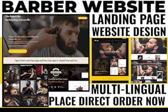 build direct booking website for barbers, barbershops, tattoo studios, and salon