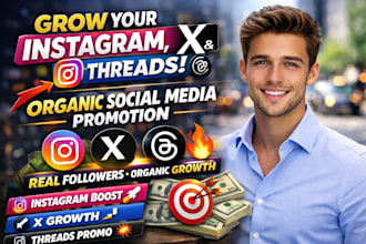instagram promotion to grow instagram followers x and thread organic growth