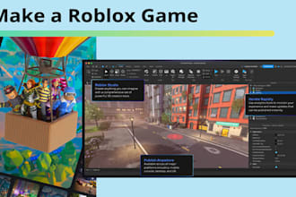 develop a complete custom roblox game from scratch
