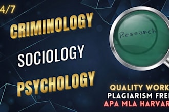 passionate researcher of criminology and psychology