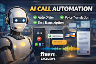build ai call automation system with voice translation and stt transcription