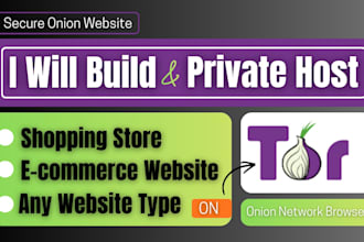 clone or build a private secure onion website, migrate website to tor network