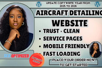 aircraft detailing website, aviation service site, private jet cleaning
