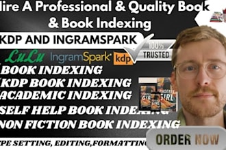 create publishing ready back of book indexing for nonfiction and academic books