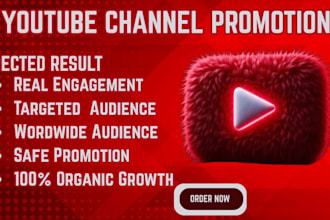 do organic youtube video promotion for channel growth