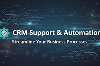 set up and optimize your CRM for sales and support