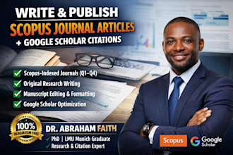 write and publish scopus articles, google scholar citation