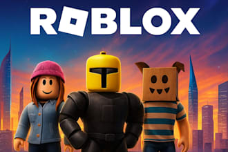 develop your full roblox game development in high quality animations