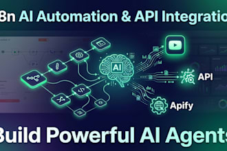 n8n ai automation, n8n youtube apify api integration made come n8n ai agent