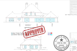 do permit engineering mep drawing, electrical and plumbing plans for city permit