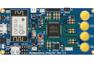 design bioimpedance analyzer pcb using ad5933 and esp32 s3