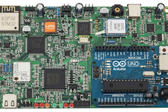 design iot hardware pcb with esp32, stm32, or arduino
