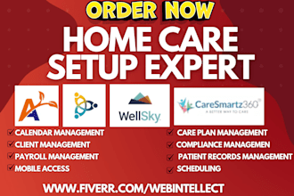 setup axiscare wellsky matrixcare alayacare caresmartz alora shiftcare geoh ersp