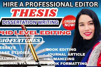 professionally proofread and edit conference papers theses, and journal article