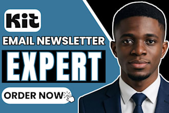 setup convertkit newsletter kit landing page kit email template expert