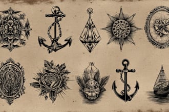 do original traditional oldschool tattoo designs