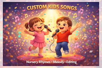 ghostwrite edit and compose nursery rhymes kids song children music in kid voice
