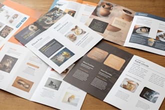 do brochure design, trifold brochure, digital brochure, company brochure, canva