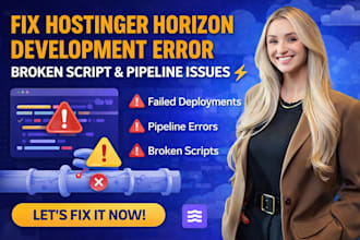 fix hostinger horizon developyment error broken script pipeline issue debug php