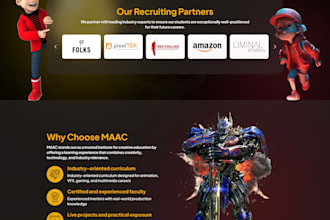 create responsive HTML CSS landing page