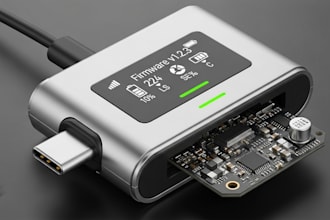 design usb c mobile accessory with hardware and embedded firmware