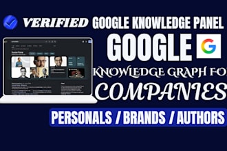 create google knowledge panel for a person or knowledge graph for brands