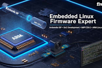 embedded linux firmware, ambarella isp,  soc and mipi csi 2 arm, sensor fusion