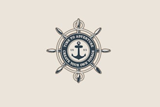 create professional and specially anchor logo design