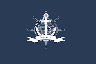 create wonderful and excellent anchor logo design