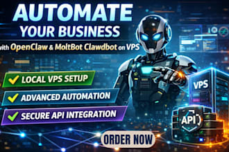 automate your business with open claw and moltbot clawdbot locally on vps