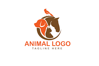 create creative and good looking animal logo design