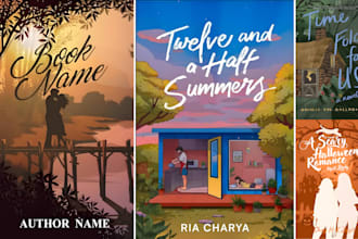 do book cover romance book cover illustration for amazon ebook cover paper back
