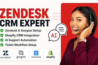 setup zendesk gorgias pipedrive intercom for ecommerce shopify customer support
