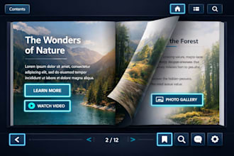 convert PDF to flipbook, digital magazine, ebook flip book with animation