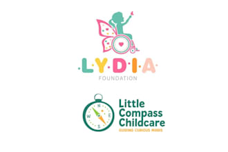 design childcare baby care kids day care baby shop logo