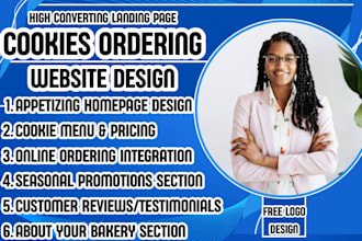 cookies ordering website custom cookie website bakery ecommerce website