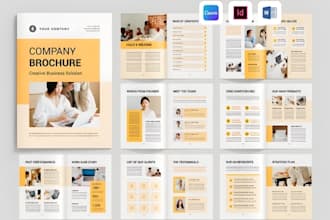 design company profile digital brochure ebook design business proposal outline
