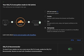 do setup cloudflare, cdn, ssl , fix any existing problem