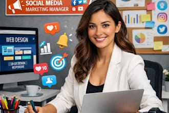 be your social media marketing manager and content creator